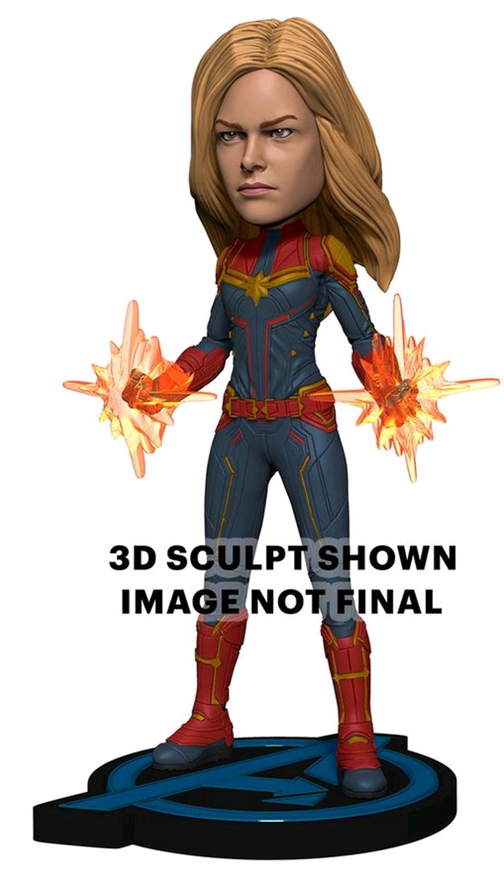 Avengers 4: Endgame - Captain Marvel Head Knocker, 0634482617892