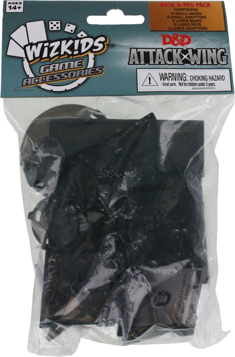 Dungeons & Dragons Attack Wing Base & Pegs Set (Black), 0634482716885