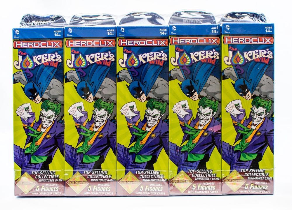 Heroclix - The Joker's Wild! Booster Brick (Brick of 10), 0634482725047