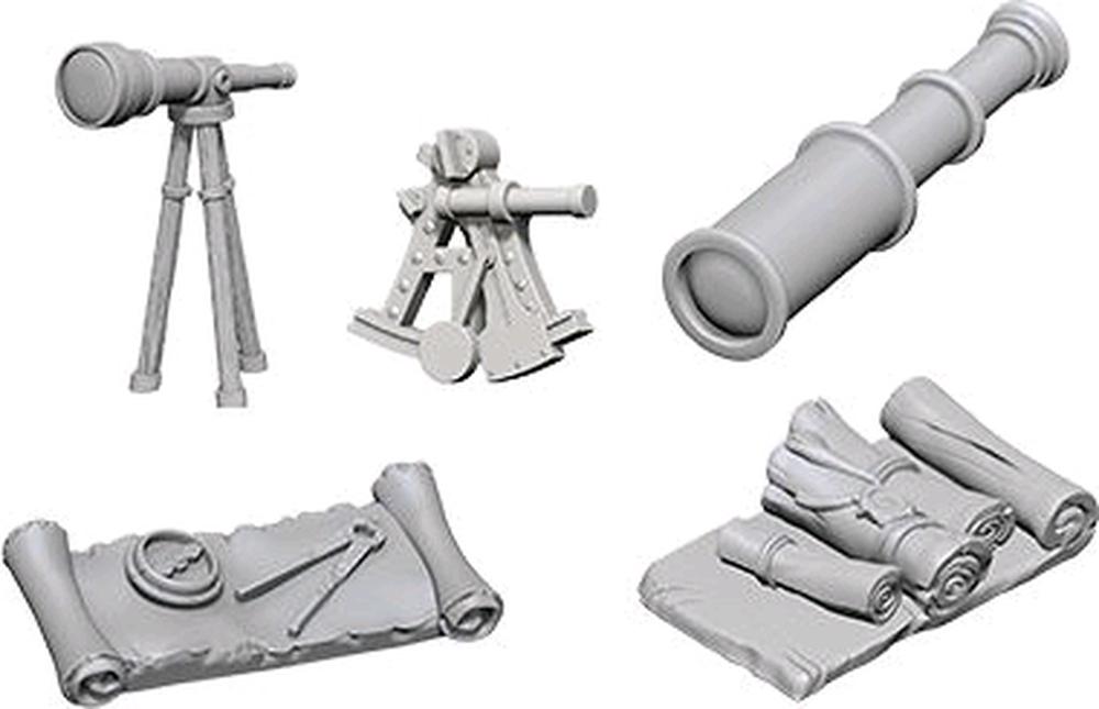 WizKids Deep Cuts Unpainted Miniatures: Navigators Pack, 0634482733660