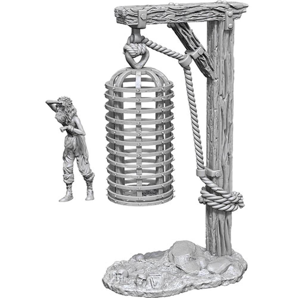 WizKids Games Deep Cuts Unpainted Miniatures: Hanging Cage, 0634482738740