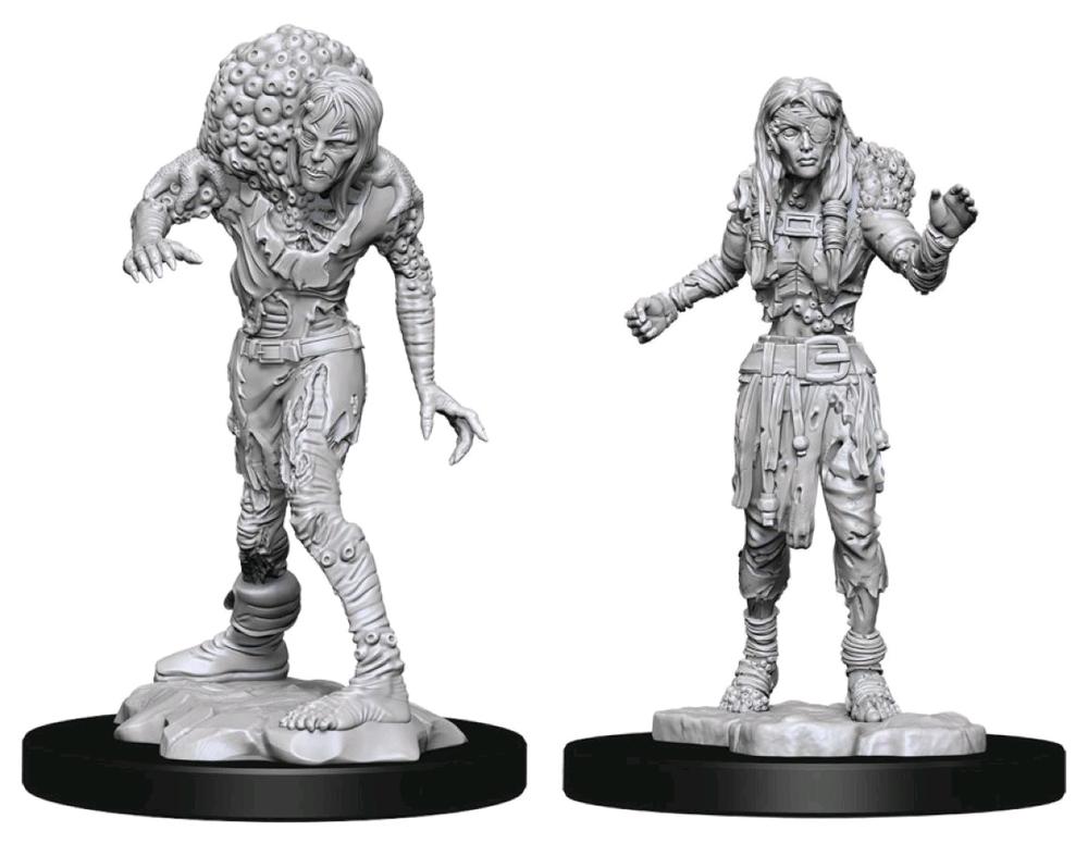 Dungeons & Dragons - Nolzur's Marvelous Unpainted Miniatures: Drowned Assassin & Drowned Asetic, 0634482902424