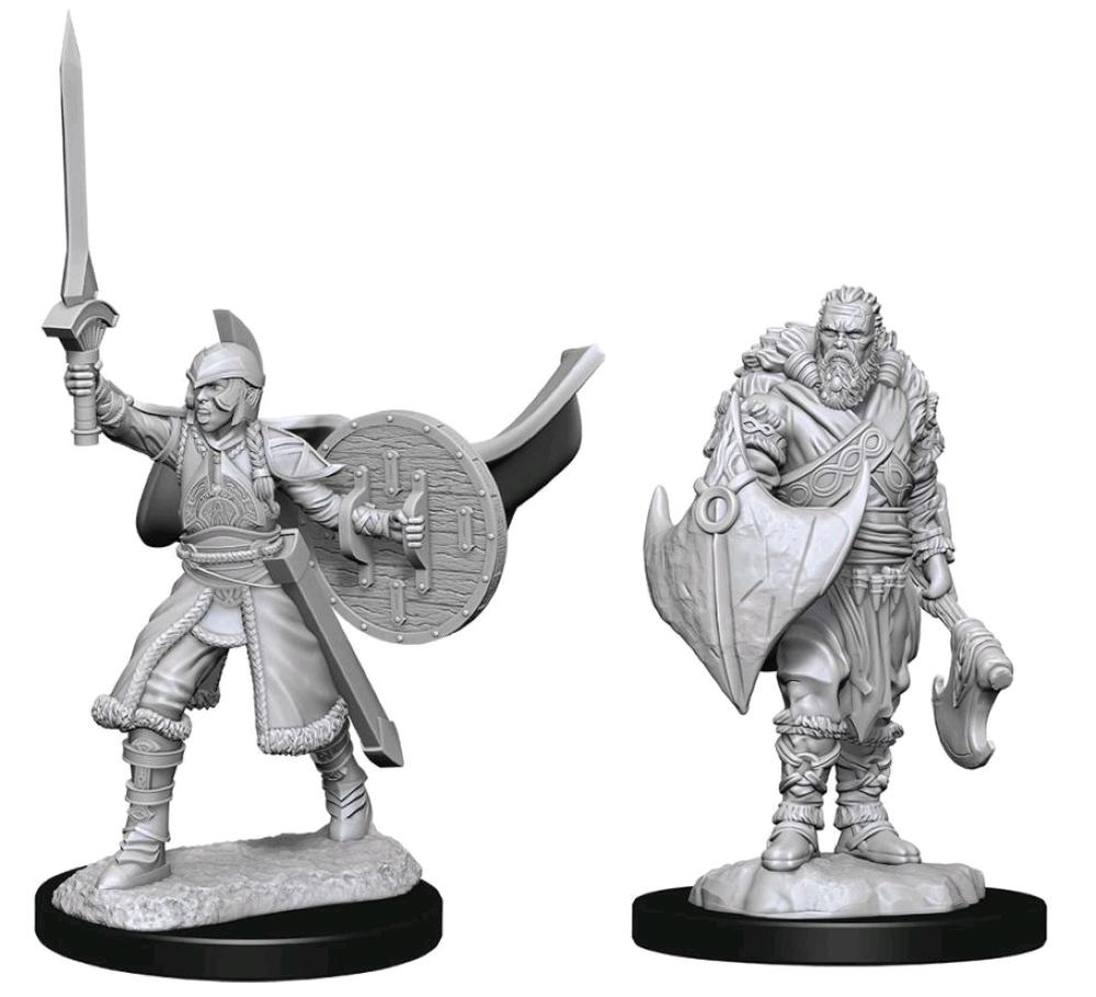 Magic: The Gathering - Unpainted Miniatures: Human Berserkers, 0634482902776