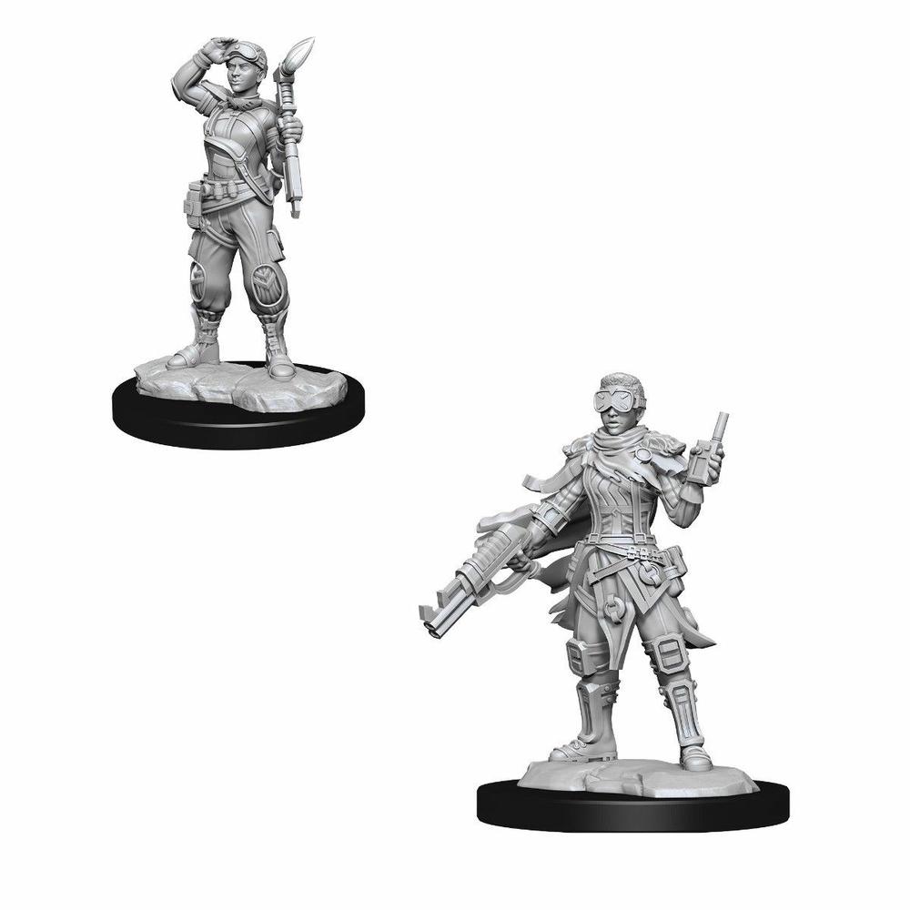 WizKids Games Starfinder Deep Cuts Unpainted Miniatures - Human Mechanic, 0634482903339