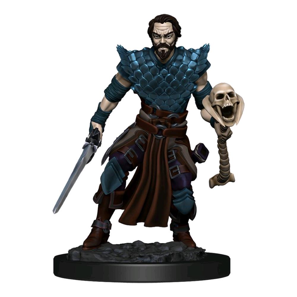 Dungeons & Dragons - Premium Human Warlock Male Miniature, 0634482930243