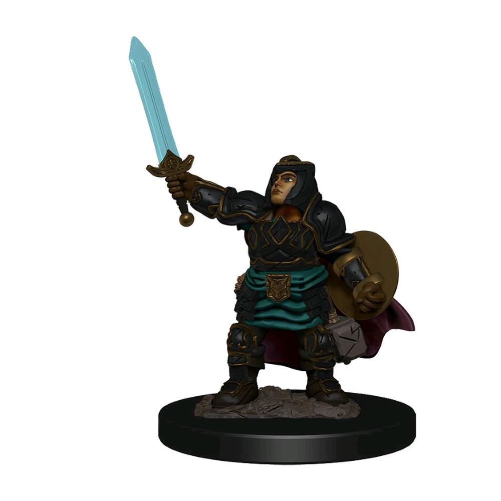 Dungeons & Dragons - Premium Dwarf Paladin Female Miniature, 0634482930274