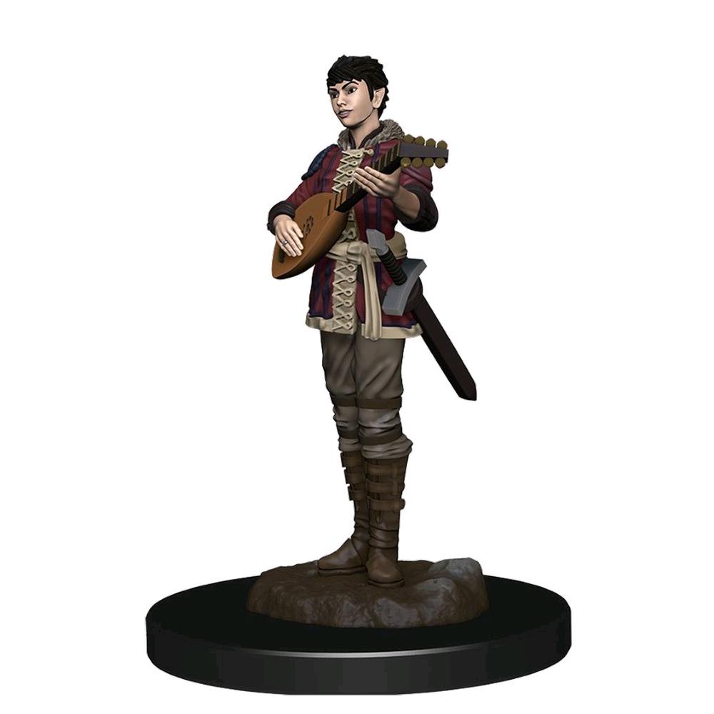 Dungeons & Dragons - Premium Half-Elf Bard Female Miniature, 0634482930281