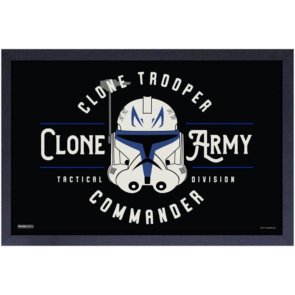 Pyramid America Star Wars The Clone Wars Clone Army Framed Art Print