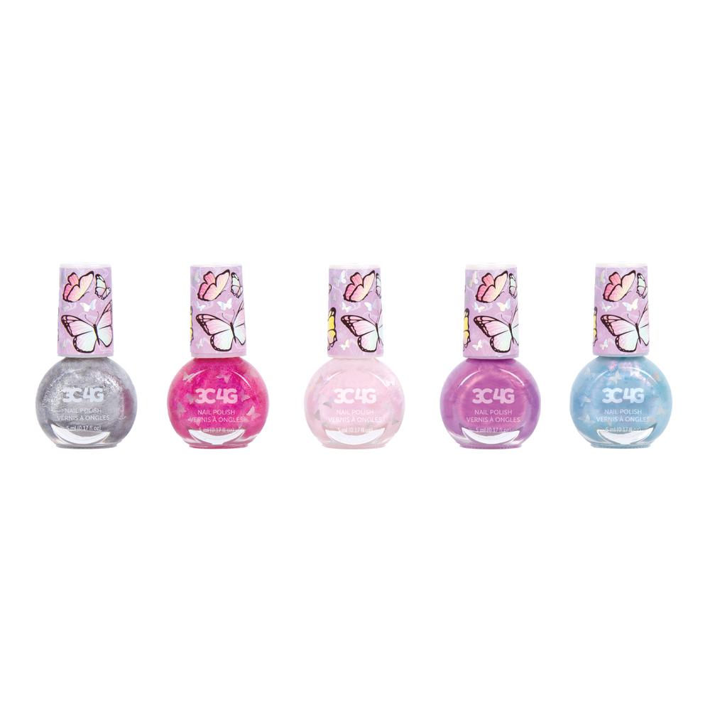 Butterfly Nail Polish, 5pcs, 0638241100519