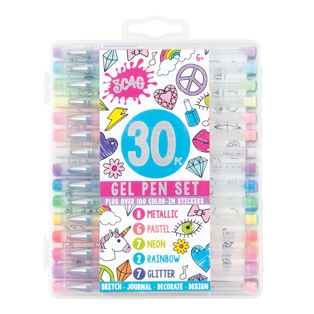 Gel Pen Set, 30 Piece, 0638241571722