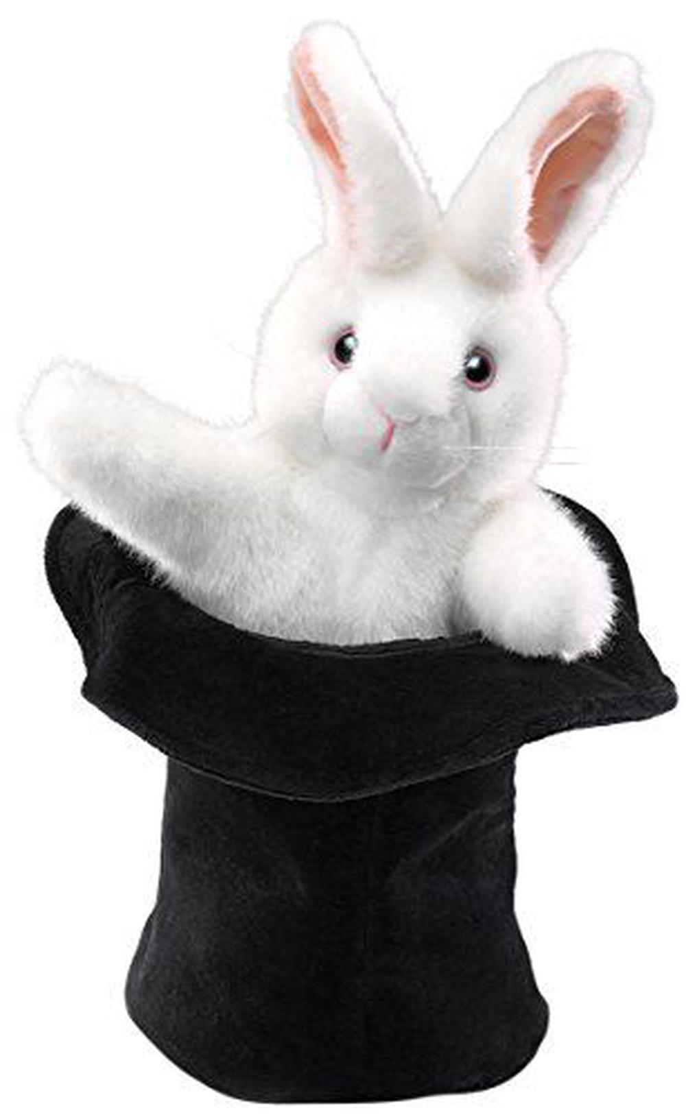 Folkmanis Rabbit In Hat Hand Puppet Buy online at The Nile