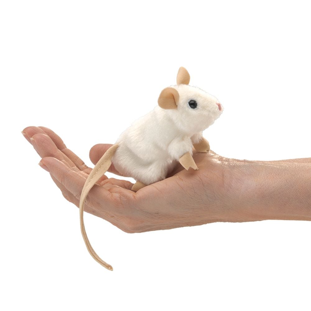 Folkmanis Mini White Mouse Finger Puppets, Pack of 4 by Folkmanis - ISBN: 0638348027764