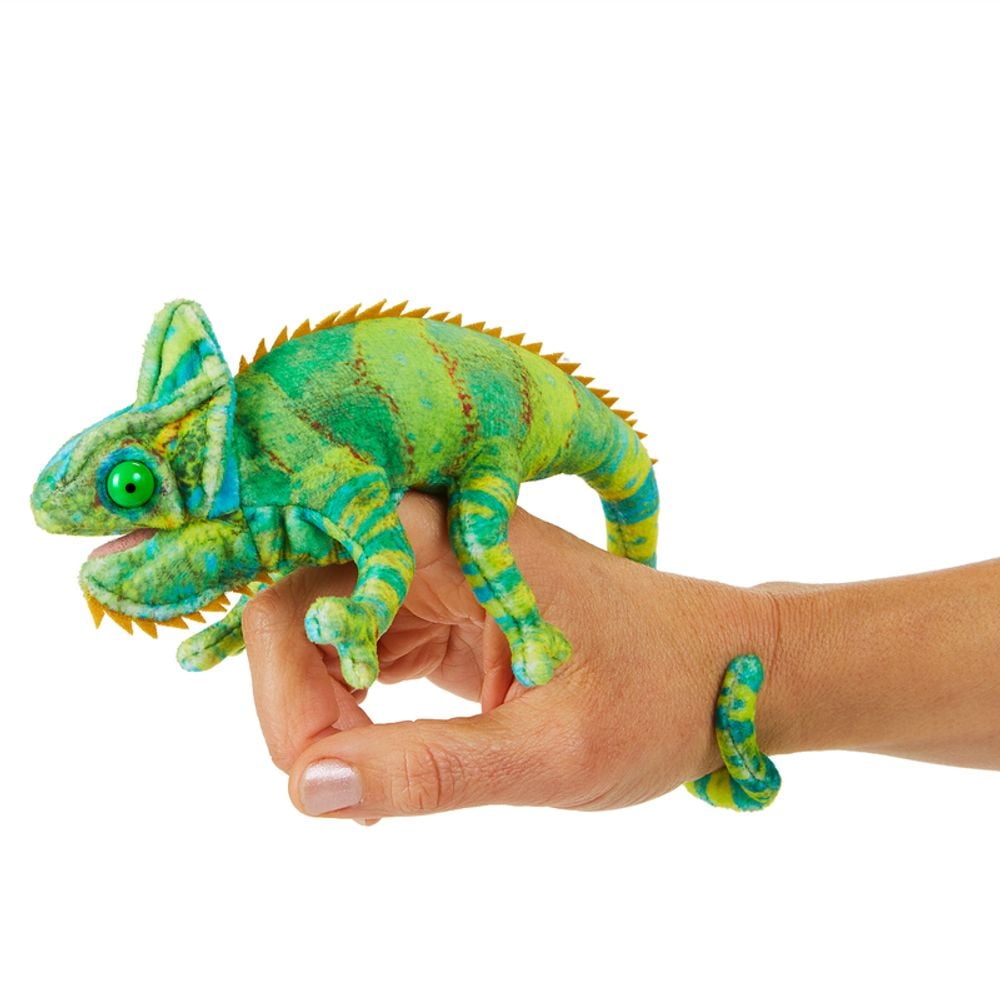 Folkmanis Mini Chameleon Finger Puppets, Pack of 3 by Folkmanis - ISBN: 0638348027948