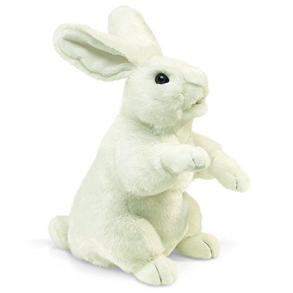 Folkmanis Standing White Rabbit Hand Puppet | Buy online at The Nile