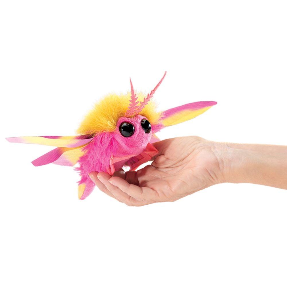 Folkmanis Mini Rosy Maple Moth Finger Puppets, Pack of 2 by Folkmanis - ISBN: 0638348080073