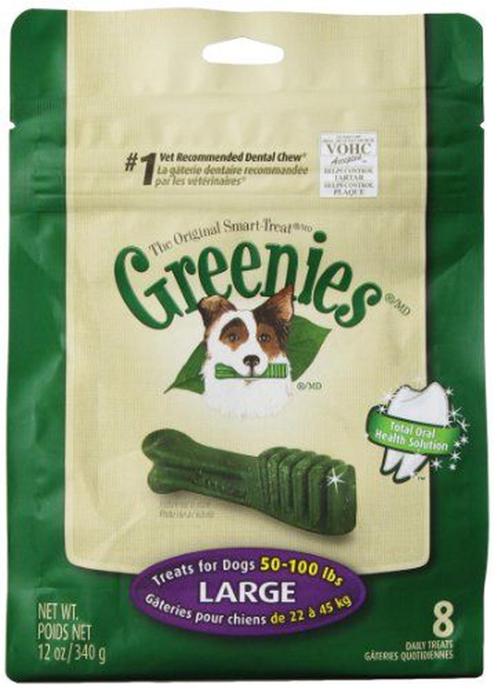 Greenies Large, Pkg of 8, 0642863041105