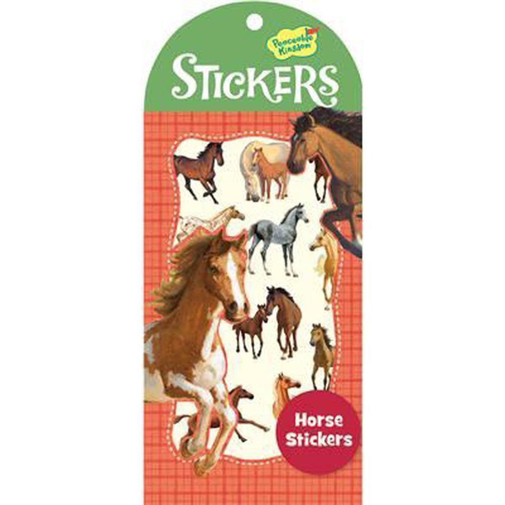 Peaceable Kingdom / Horses Sticker Pack, 0643356042999