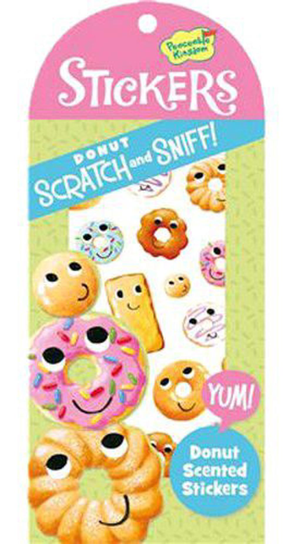 Scratch & Sniff Donut Scented Sticker Pack, 0643356047505