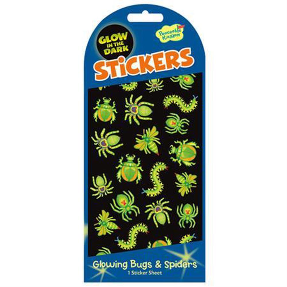 Bug & Spider Glow in the Dark Stickers, 0643356047529