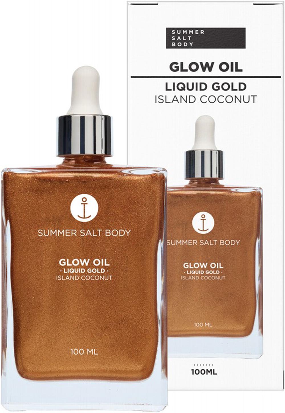 Glow Oil (Liquid Gold Island Coconut) - 100mL, 0643845992989