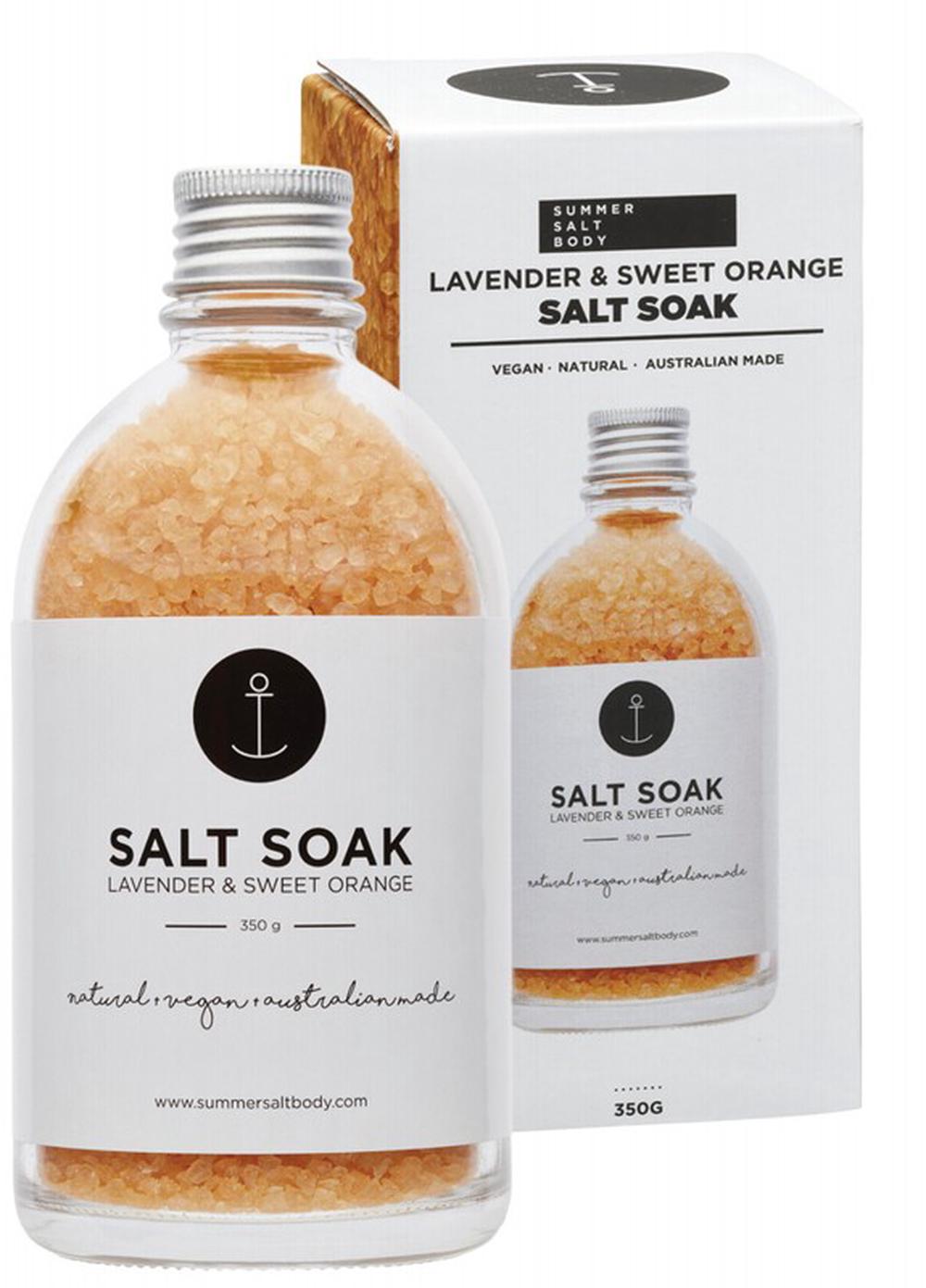 Salt Soak (Lavender & Sweet Orange) - 350g, 0643845993092