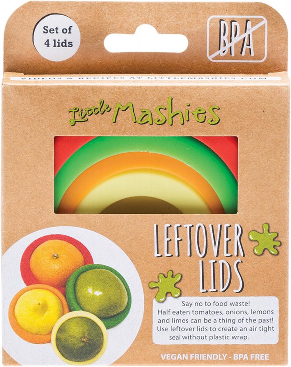 Reusable Leftover Lids, 4 Pack, 0644216124145