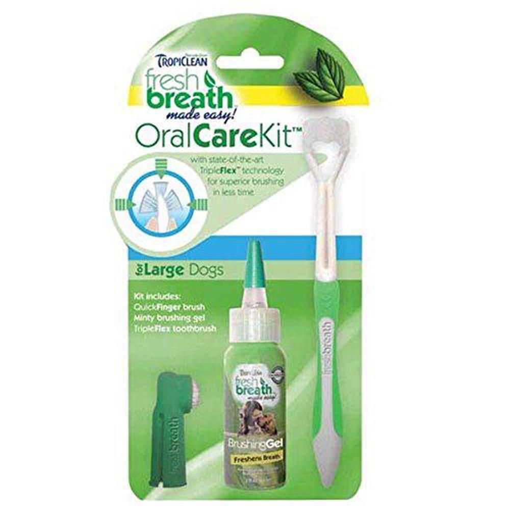 Tropiclean Fresh Breath Plaque Remover Pet Oral Care Kit Small Buy