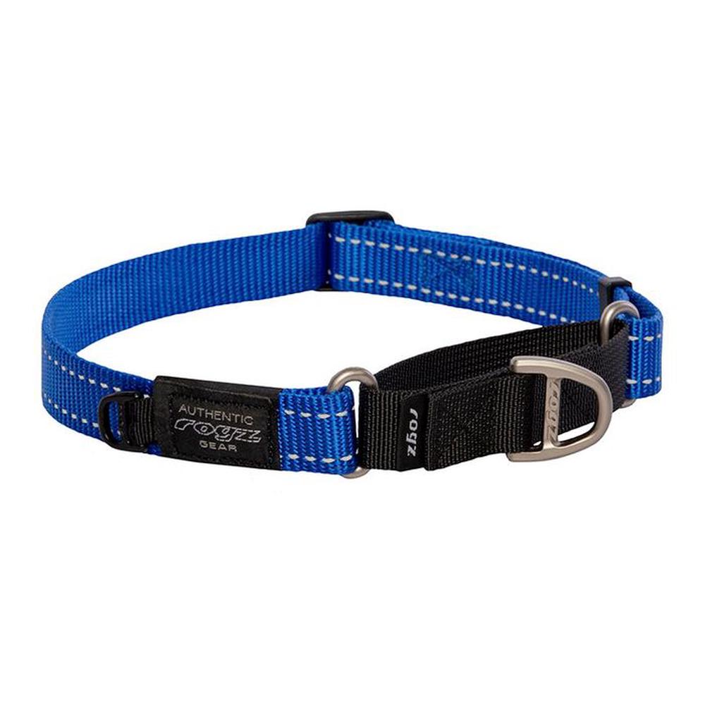 Rogz Webbed Control Dog Collar (Blue) - Large | Buy online at The Nile