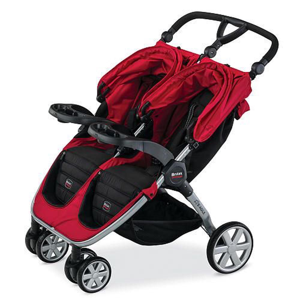 Britax B Agile Double Stroller Child Tray At