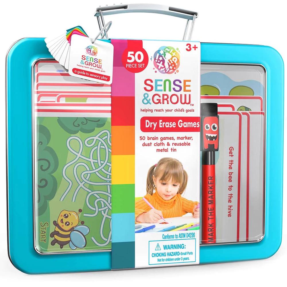 Sense & Grow Dry Erase Games, 0653899613754