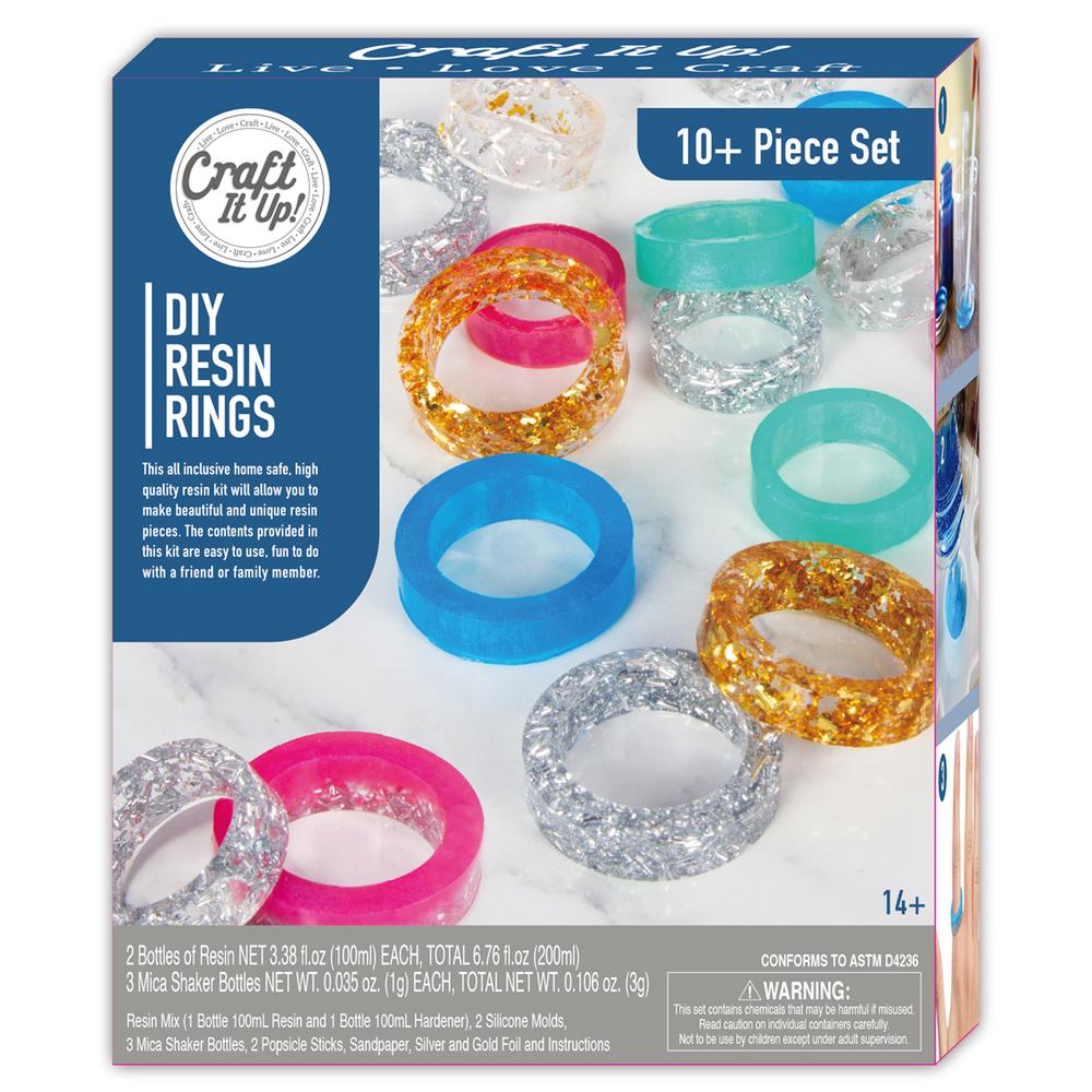 Creative Kids Resin Ring Kit, 0653899620356