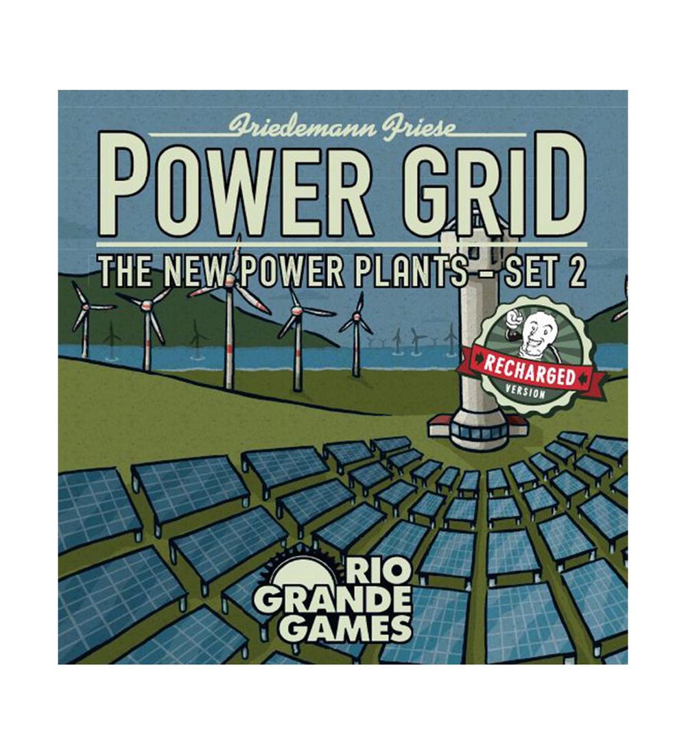 Power Grid New Power Plants Set 2 Expansion (Recharged), 0655132006071