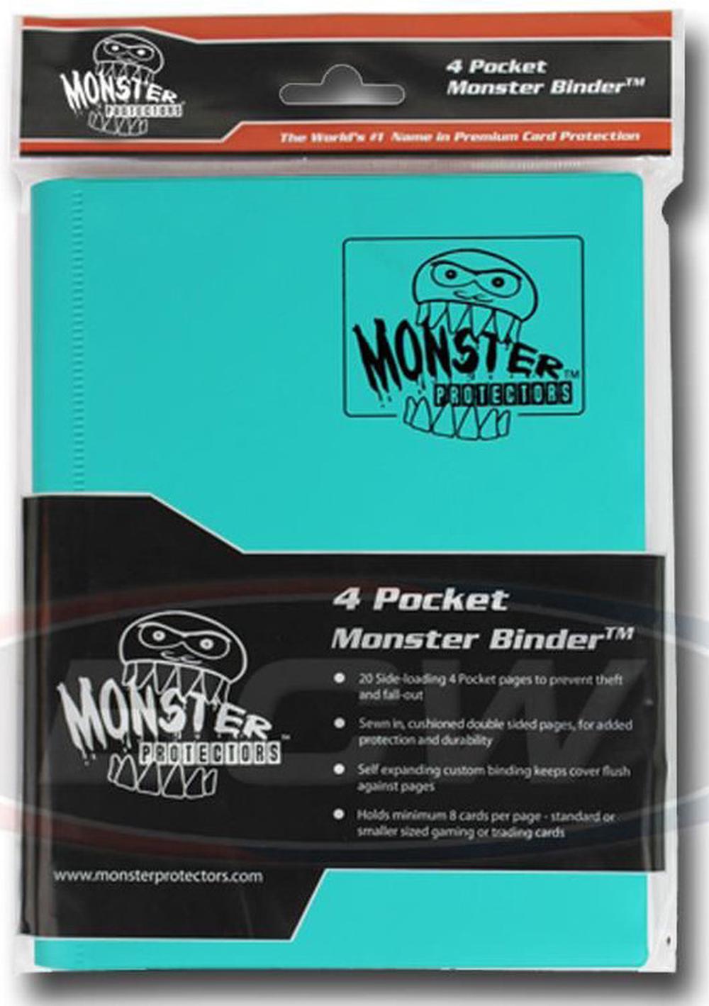 BCW Monster 4-Pocket Matte Binder Album (Teal) | Buy online at The Nile