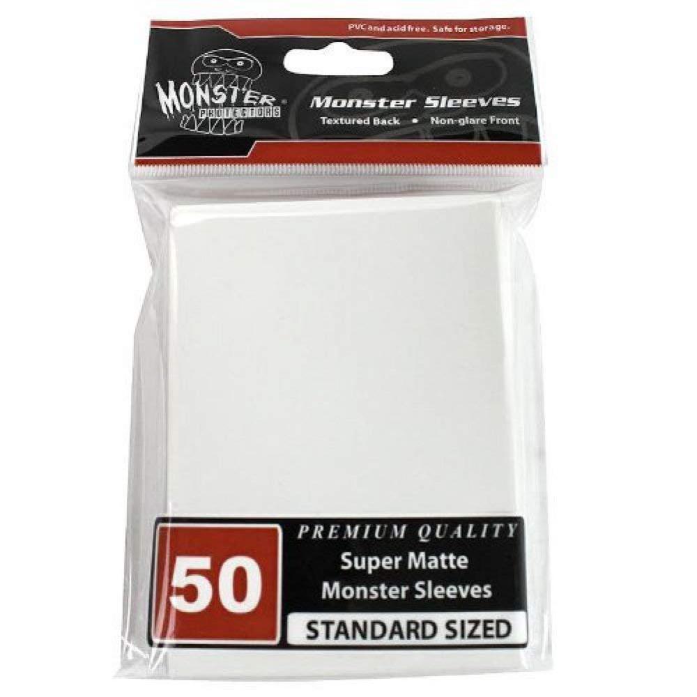 Matte Sleeves - Large - No Logo - White - 2 9/16 x 3 5/8, 0656103011223