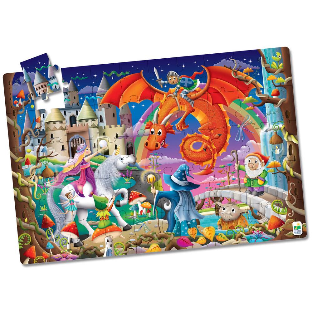The Learning Journey Double Glow in the Dark Fantasy Puzzle, 0657092239001