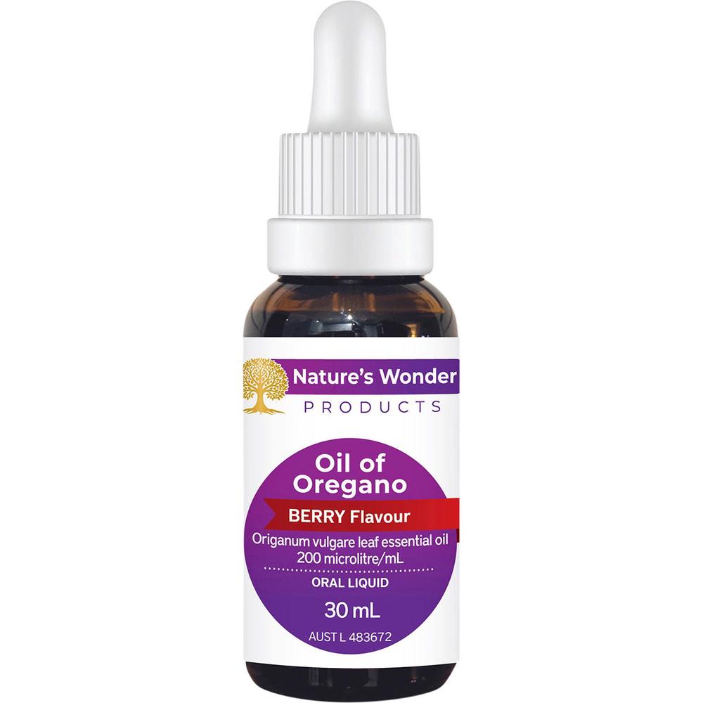 Oil of Oregano Berry Flavour - 30mL, 0659359588938