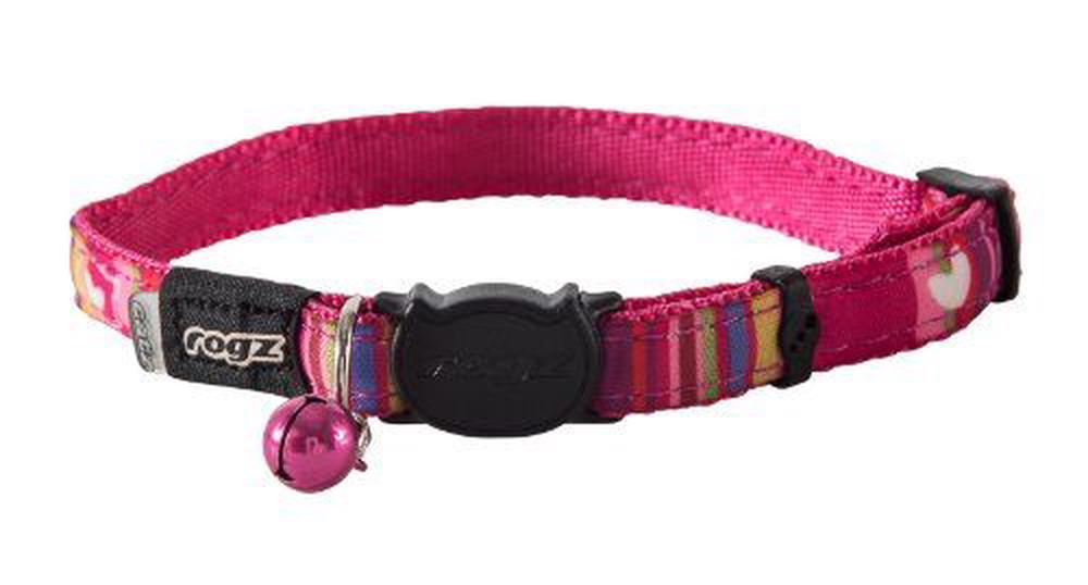 Rogz Catz NeoCat Candy Stripe Safeloc Breakaway Cat Collar | Buy online ...