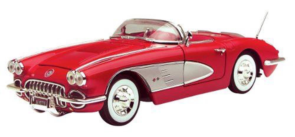 Motormax 1:18 Die-Cast 1958 Corvette (Colors May Vary), 0661732731091