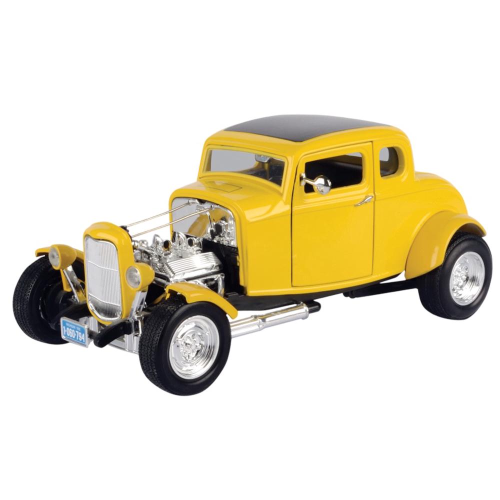 Timeless Legends - 1:18 1932 Ford Hot Rod (Yellow), 0661732731725
