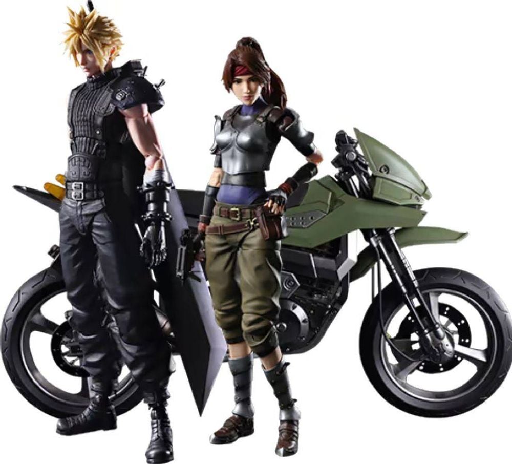 Square Enix Final Fantasy VII - Jessie, Cloud & Motorcycle Play Arts Action Figure by Square Enix - ISBN: 0662248836829