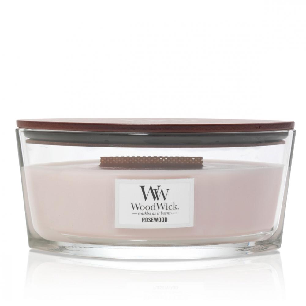WoodWick Candle, Rosewood - Ellipse, 0663595760256