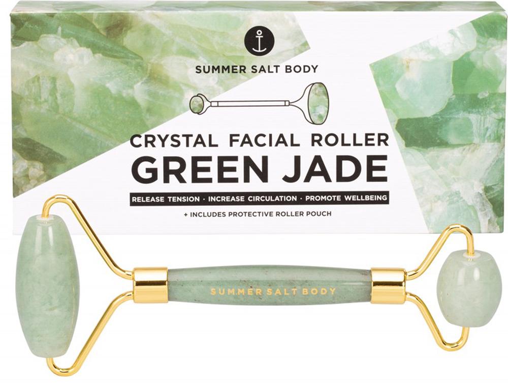 Crystal Facial Roller (Green Jade), 0669543626063