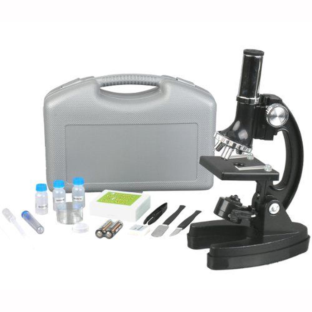 Amscope M30 Abs Kt1 Beginner Microscope Kit Led And Mirror Illumination 300x 600x And 1200x Magnification Includes 48 Piece Accessory Set And Case Black Buy Online At The Nile