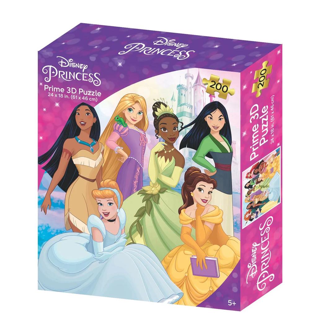 Disney Princess Lenticular Puzzle, 200pc, 0670889325671