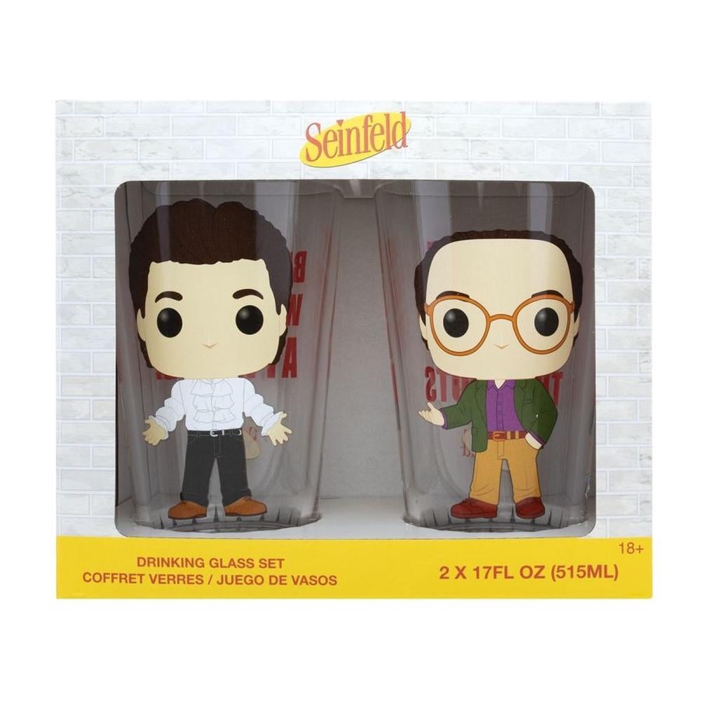 Funko Seinfeld - Jerry & George Pop! Glass Set, Pack of 2 | Buy online ...