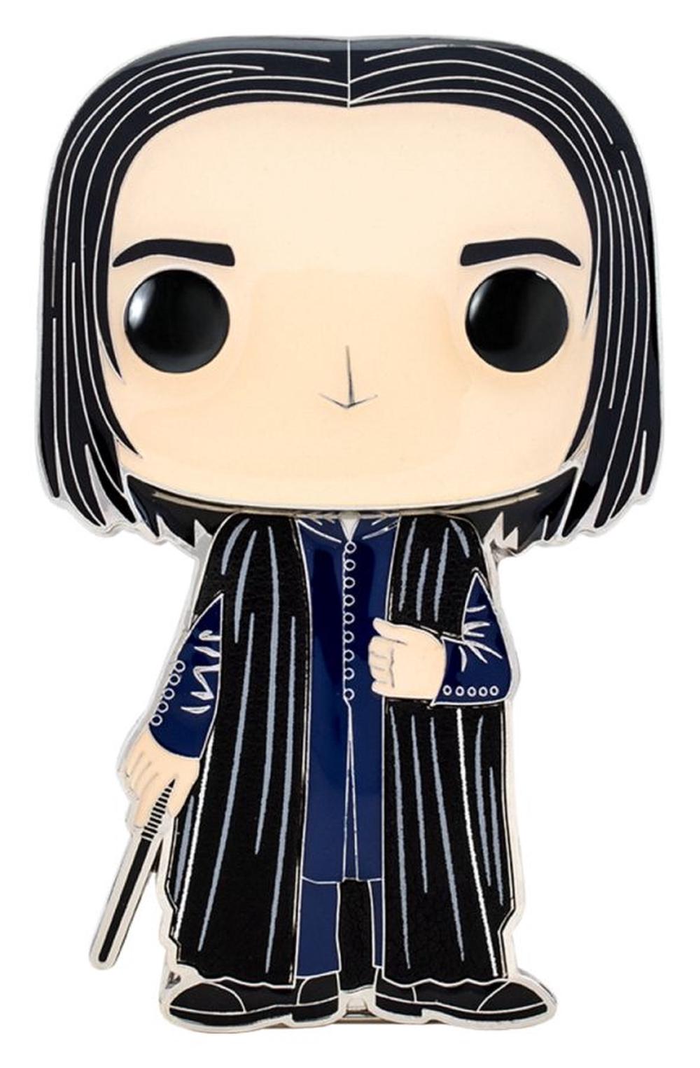 Funko Harry Potter - Severus Snape Pop! Enamel Pin - 4 Inches, 0671803374843