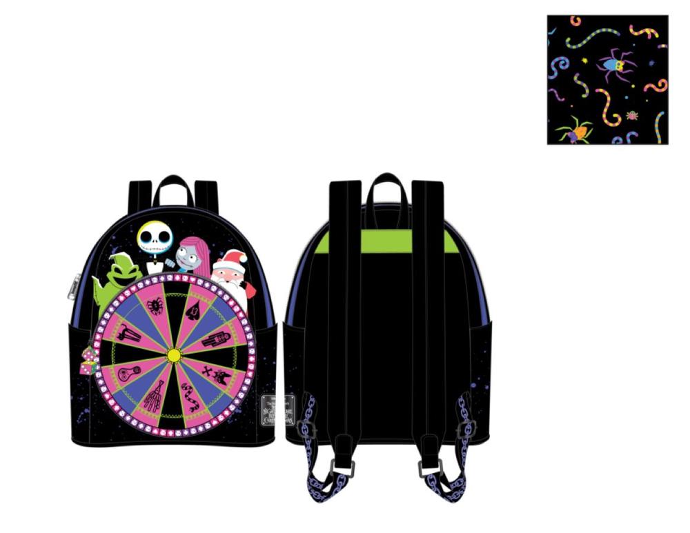 Loungefly Nightmare Before Christmas Oogie Boogie Wheel Wallet & outlet Mini-Backpack