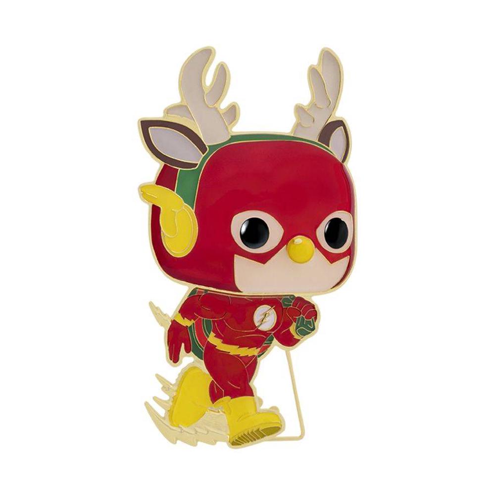 Funko DC - Flash Holiday Pop! Enamel Pin - 4 Inch, 0671803437227