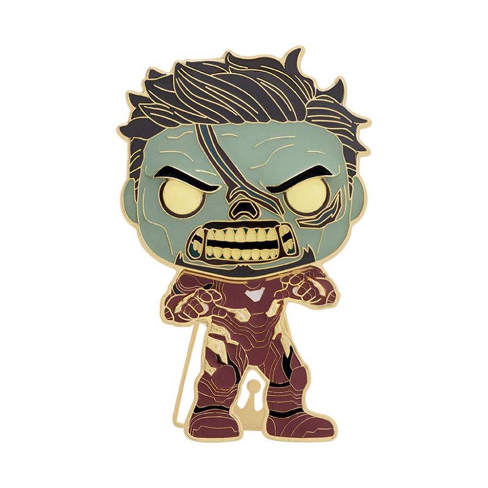 Funko What If - Zombie Iron Man Pop! Enamel Pin - 4 Inch, 0671803439405