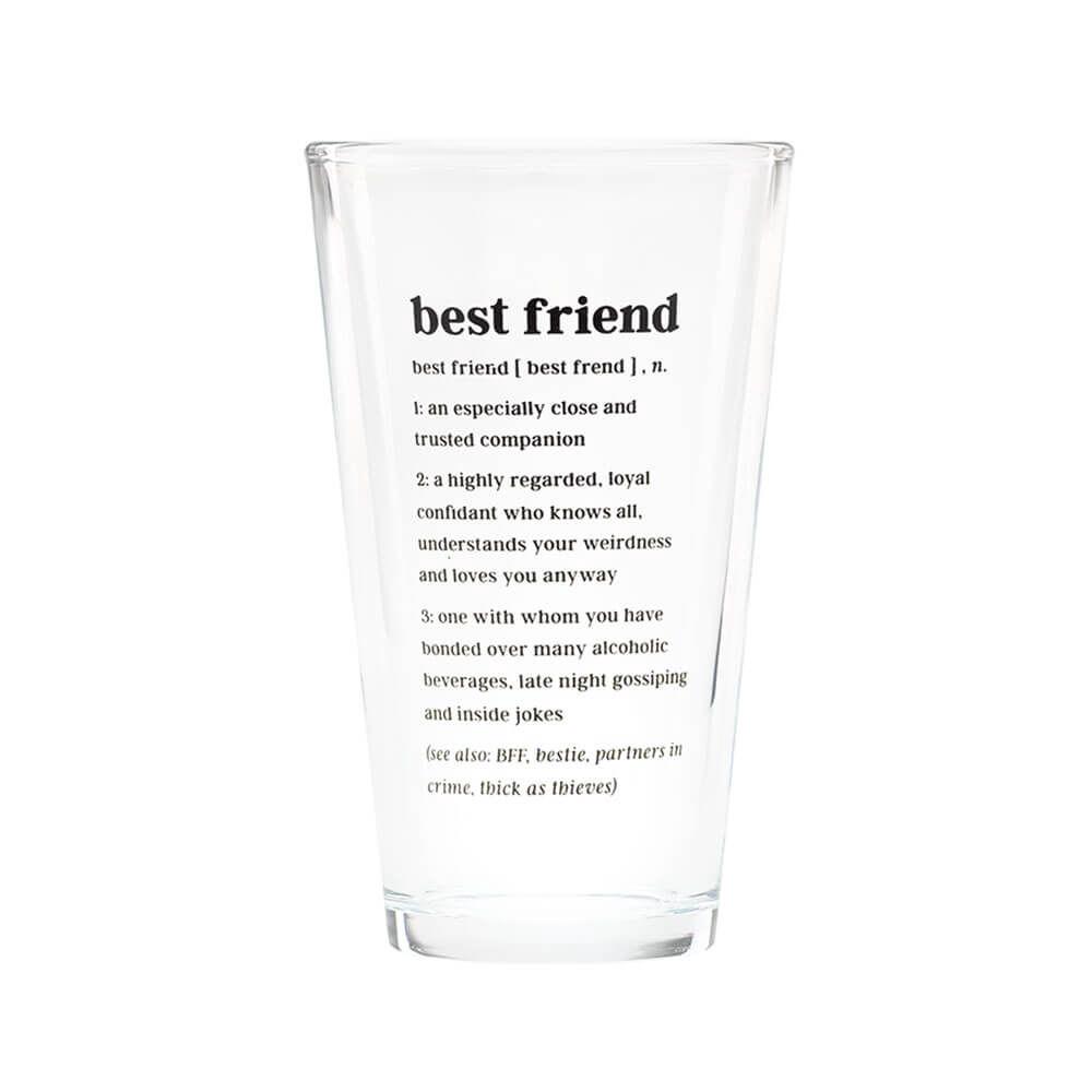 Defined Best Friend Pint Glass, 0672649154637